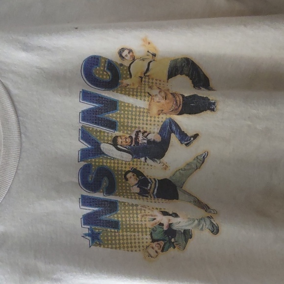 VERY USED NSYNC SHIRT - Picture 2 of 13
